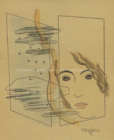  / Houslistka / Marie Čermínová - Toyen