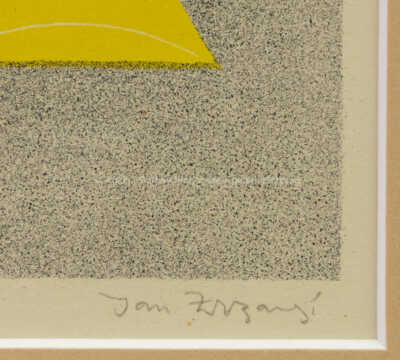  / Zátiší s vázou, loděmi a jablky / Jan  Zrzavý