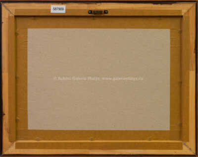  / Zátiší s vázou, loděmi a jablky / Jan  Zrzavý