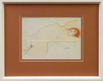 Ota Janeček - Ležící nestydatý akt