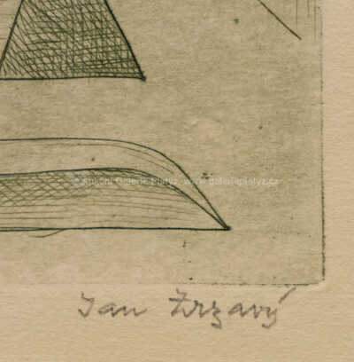  / Bretaňský přístav se dvěma loděmi / Jan  Zrzavý