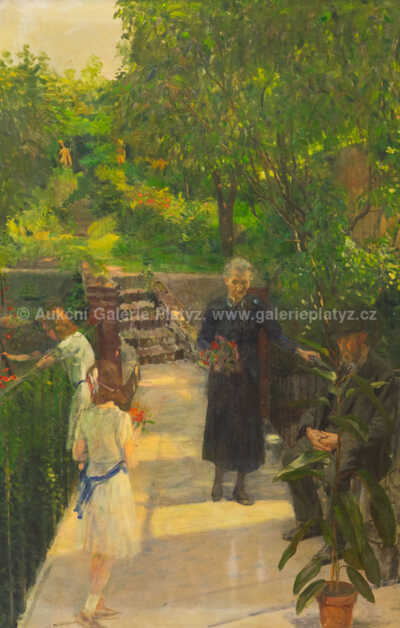  / V zahradě / Jaroslav Malinský