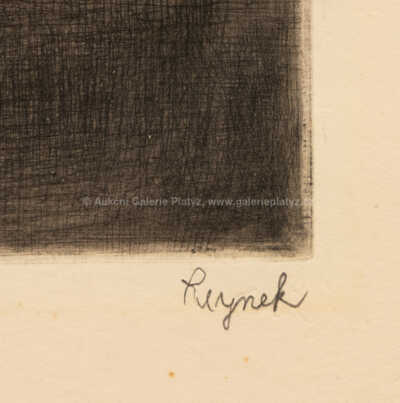  / Vzpomínka na Francii - Mansarda / Bohuslav Reynek