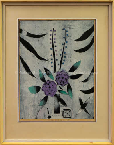 Karel Valter - Dva fialové květy