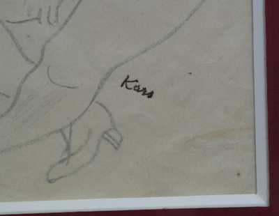  / Sedící akt / Georges Kars