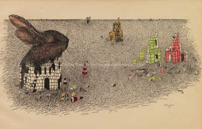  / Králíček na dětské stavebnici / Marie Čermínová - Toyen
