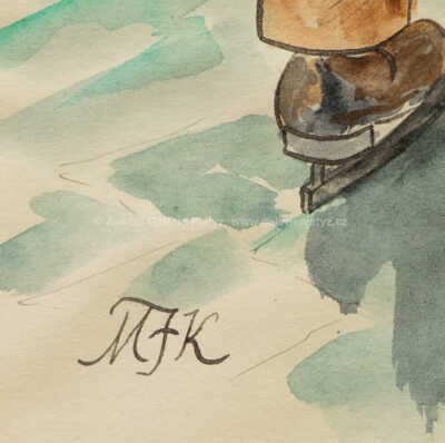  / Na bruslích / Marie Fischerová – Kvěchová