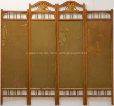  / Paravan s motivy z cyklu Denní doby / Alfons Mucha