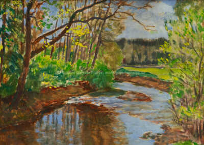  / Motiv z Častolovic / Antonín Hudeček