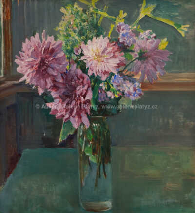  / Kytice ve váze / Antonín Hudeček