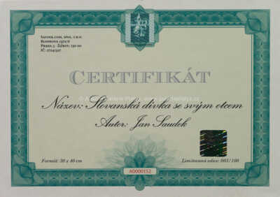  / Slovanská dívka se svým otcem / Jan Saudek