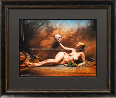 Jan Saudek - Slovanská dívka se svým otcem