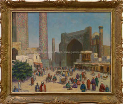 Karel Souček - Náměstí v Samarkandu