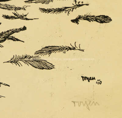  / Školačka na cestě do školy (z cyklu Střelnice) / Marie Čermínová - Toyen