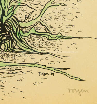  / Barometry a opuštěná hnízda (z cyklu Střelnice) / Marie Čermínová - Toyen