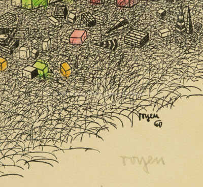  / Dětská stavebnice s králíčkem (z cyklu Střelnice) / Marie Čermínová - Toyen