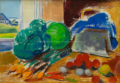  / Zátiší s ovocem a zeleninou / Jaroslav Grus