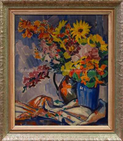 Milada Špálová - Květinové zátiší