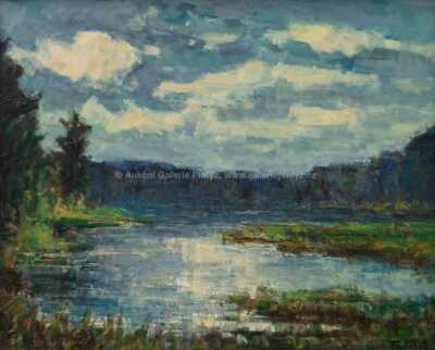  / Rybník Purkráb v slunci / František Líbal