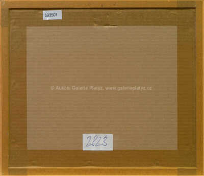  / Zátiší s vázami, loďkami a jablky / Jan  Zrzavý