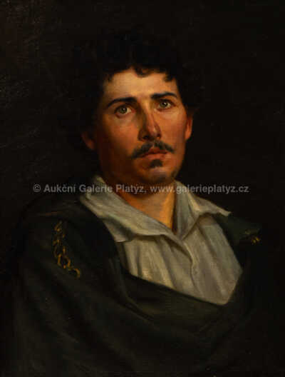  / Portrét muže / Václav Brožík - připsáno