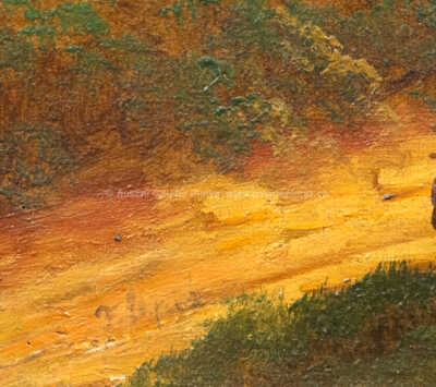  / Pohled na přístavní město / Ferdinand Lepie