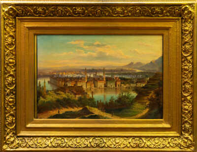 Ferdinand Lepie - Pohled na přístavní město