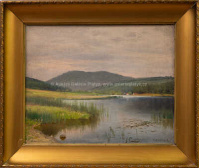 Karel Liebscher - Rybník Kořenský u Lažan