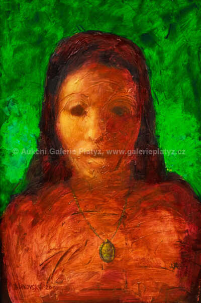  / Žena s medailonem / Ivan Bukovský