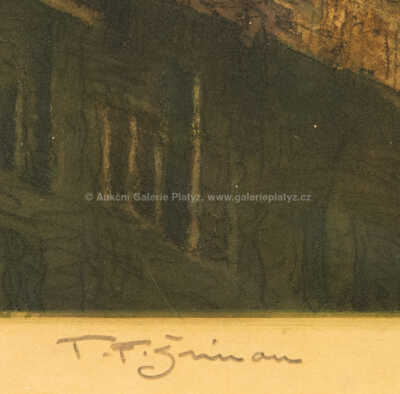  / Kanál v Amsterdamu / František Tavík Šimon