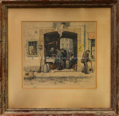 František Tavík Šimon - Vývařovna (soup kitchen), Paříž