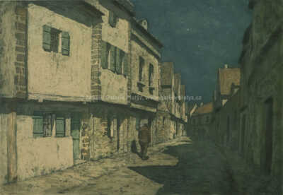  / Nocturno v Auray, Bretaň / František Tavík Šimon