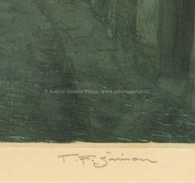  / Nocturno v Auray, Bretaň / František Tavík Šimon