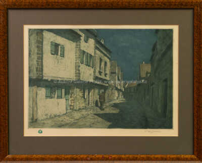 František Tavík Šimon - Nocturno v Auray, Bretaň