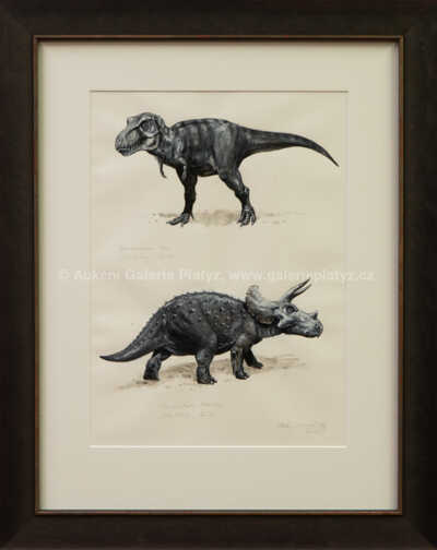 Petr Modlitba - Tyranosaurus Rex a Triceratops horridus