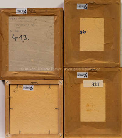  / Konvolut čtyř kusů / František  Tichý