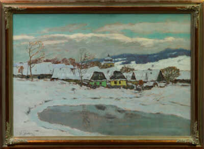 Karel Schadt - Zima na vsi