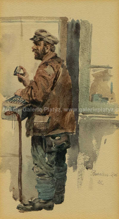  / Podomní obchodník / Zdeněk Burian