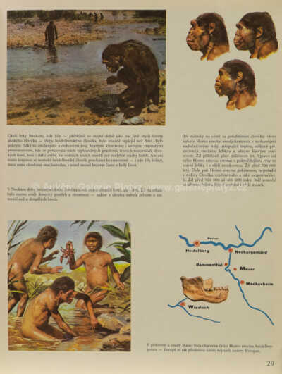  / Mapa nálezů / Zdeněk Burian