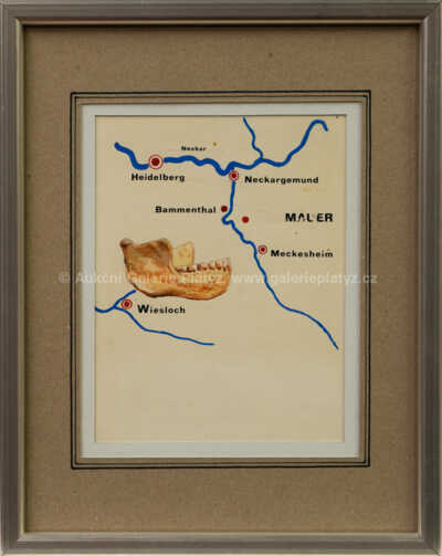 Zdeněk Burian - Mapa nálezů