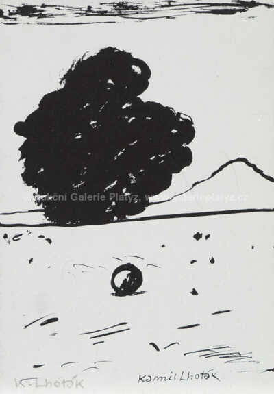  / Míč a pahorek / Kamil Lhoták