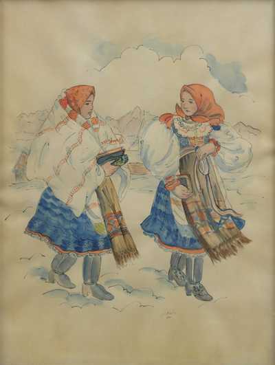  / Dvě selky (Važtianky) / Ján Hála