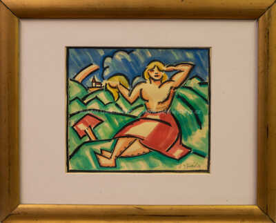 Václav Špála - Odpočívající dívka