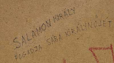  / Král Salamón vítá královnu ze Sáby / Endre Rátkay