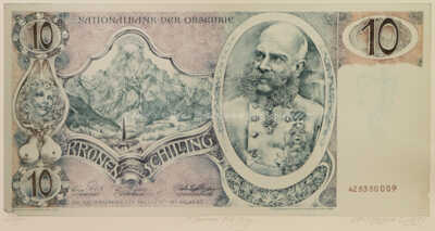  / 10 Kronen Schiling / Oldřich Kulhánek