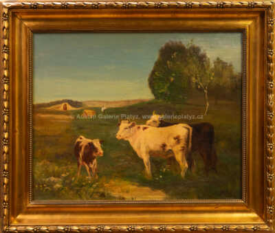 Václav Brožík - Na pastvě