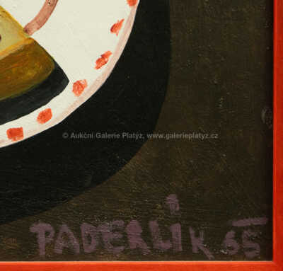  / Zátiší s třešněmi / Arnošt Paderlík