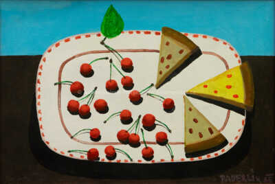  / Zátiší s třešněmi / Arnošt Paderlík