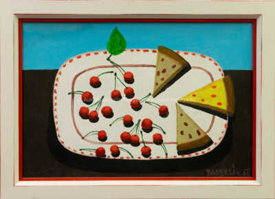 Arnošt Paderlík - Zátiší s třešněmi