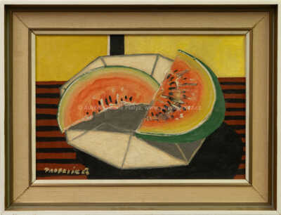 Arnošt Paderlík - Zátiší s melouny